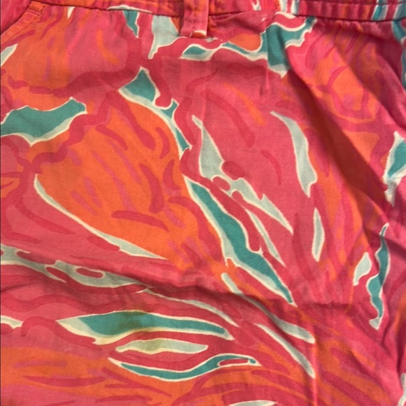 Lilly Pulitzer Pink, Turquoise and Orange Shorts - Picture 4 of 9